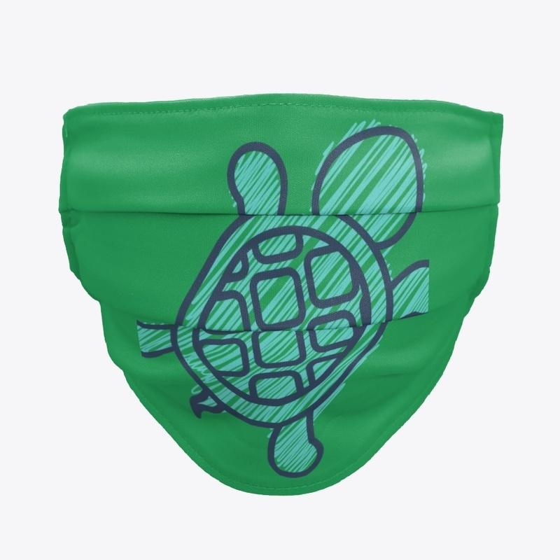 turtle on mask